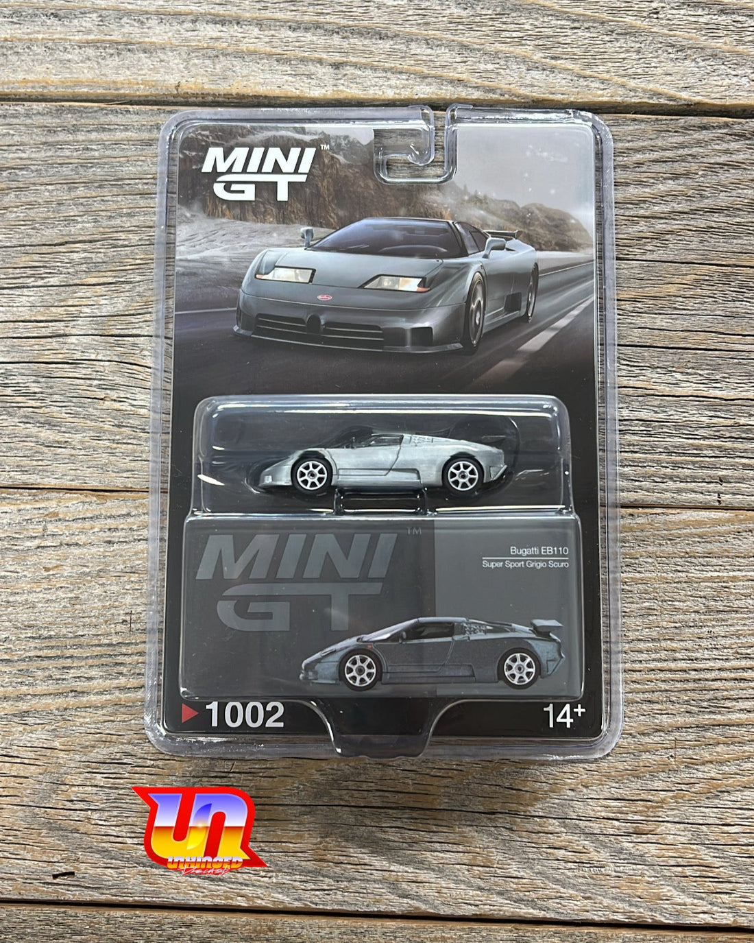 MINI GT 1/64 BUGATTI EB110 SUPER SPORT SCURO CHASE