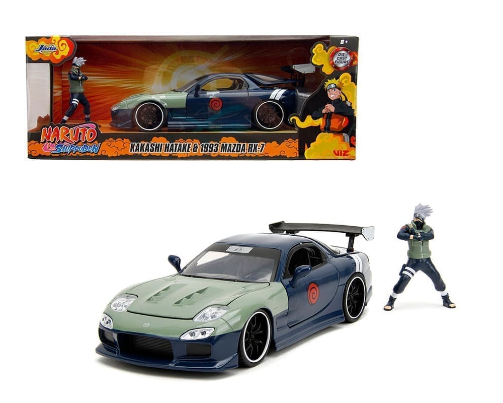 Jada 1:24 1993 Mazda RX-7 with Kakashi Hatake – Naruto Shippuuden