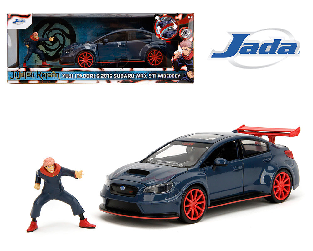 JADA 1/24 HR JUJUTSU KAISEN SUBARU WRX STI WITH YUJI ITADORI