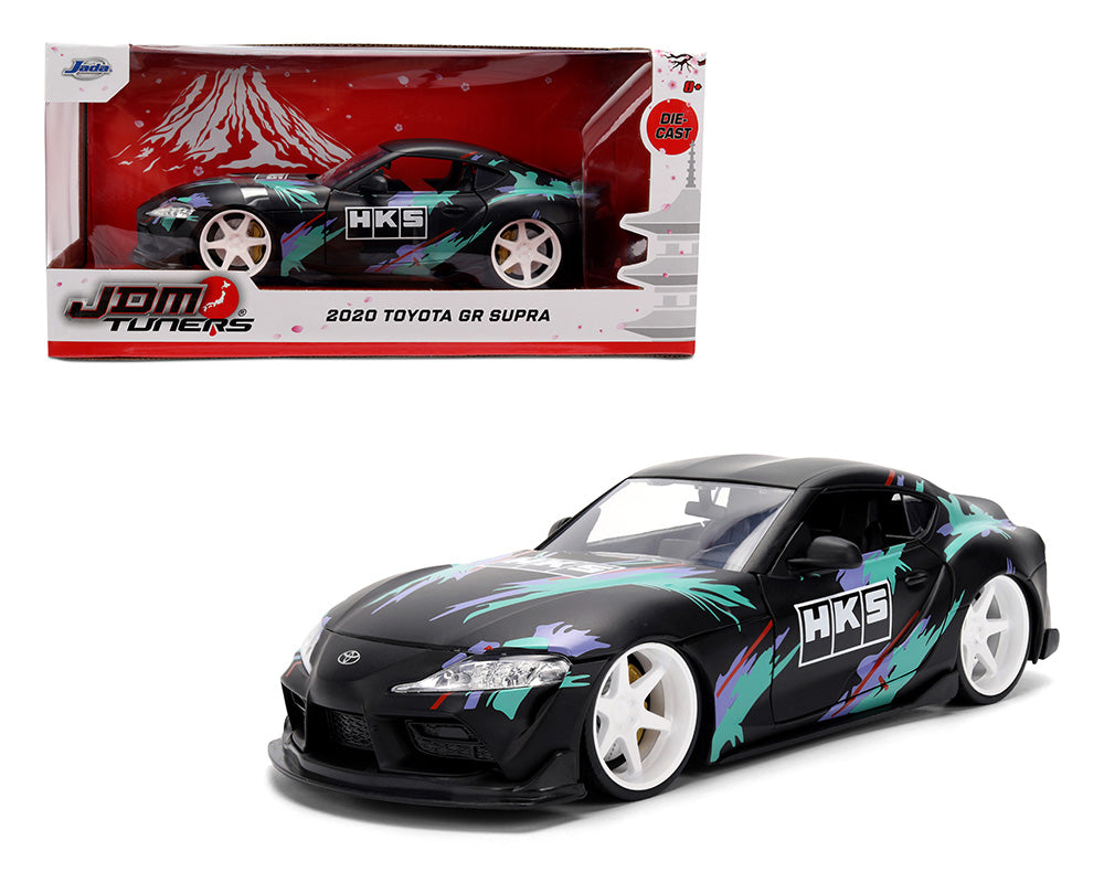 Jada 1:24 2020 Toyota GR Supra HKS – Black – JDM Tuners