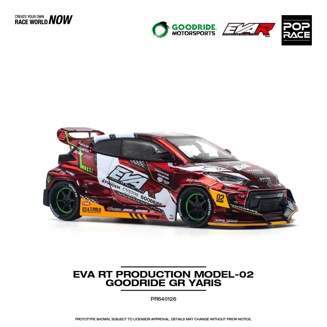 POP RACE 1/64 EVA RT Production Model – 02 Goodride GR YARIS