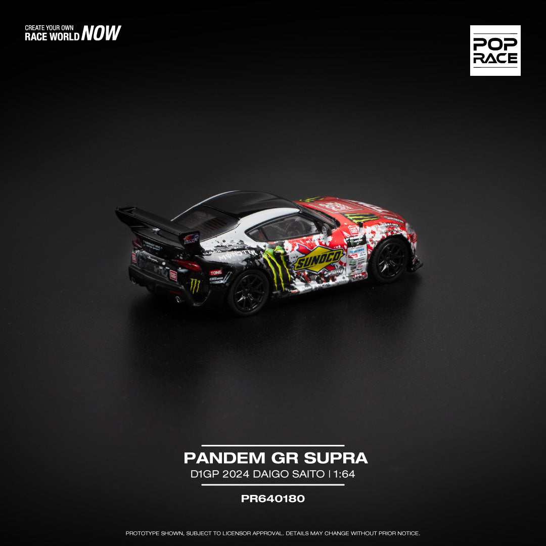 POP RACE 1/64 Pandem GR Supra D1GP 2024 Daigo Saito