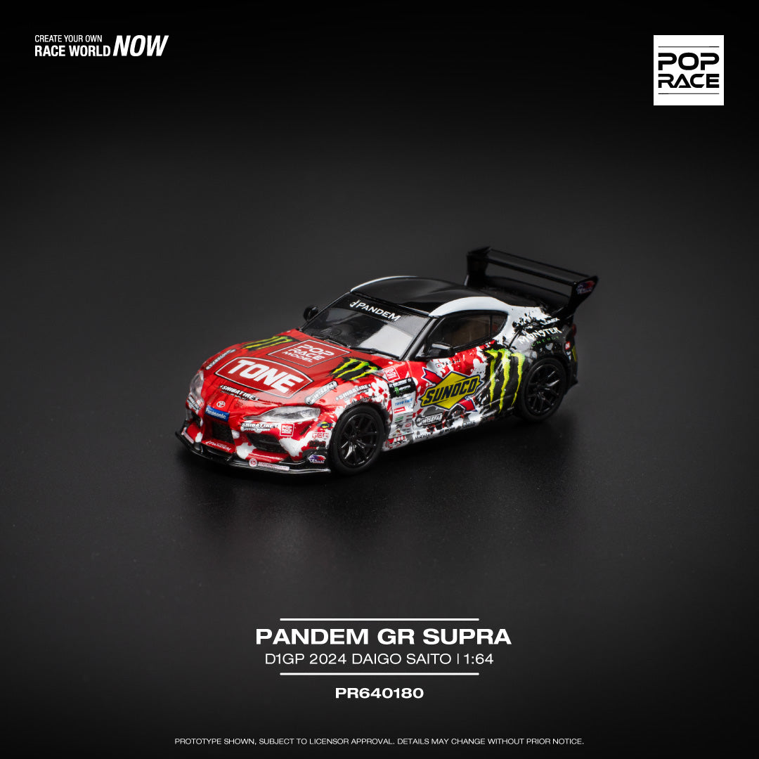 POP RACE 1/64 Pandem GR Supra D1GP 2024 Daigo Saito