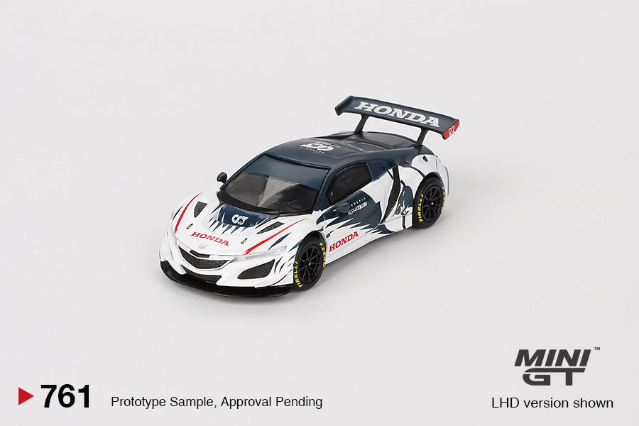 (COMING SOON) MINI GT 1/64 Honda NSX GT3 EVO AlphaTauri Yuki Tsunoda 2023 Red Bull Formula Nurburgring – MiJo Exclusives