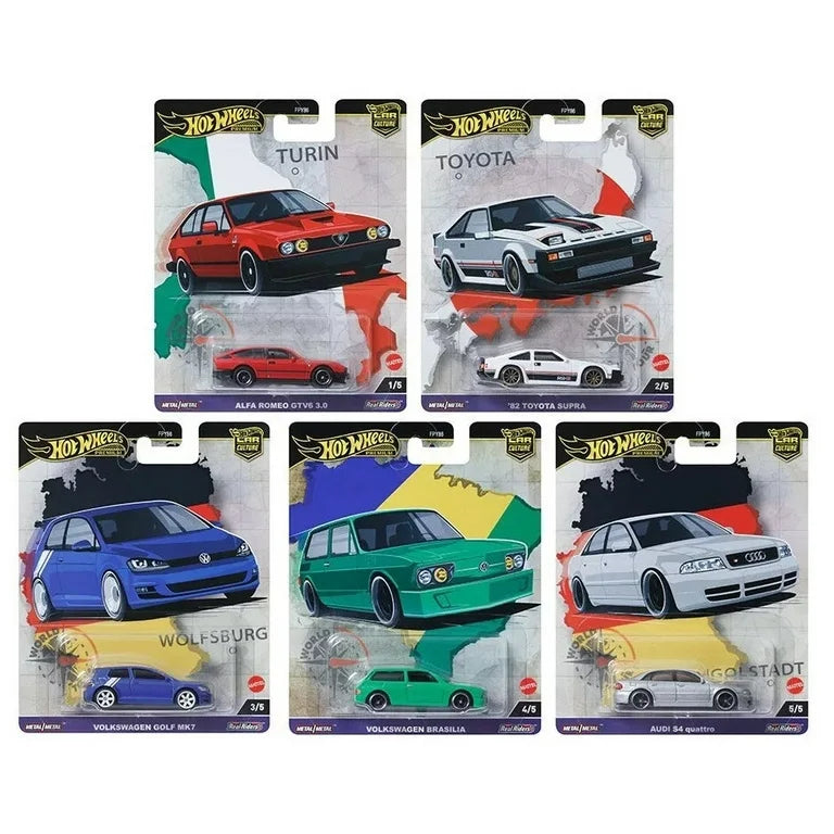 Hot Wheels 1:64 Car Culture 2024 A Case ”WORLD TOUR“ (+HOBBY PROTECT CASE)