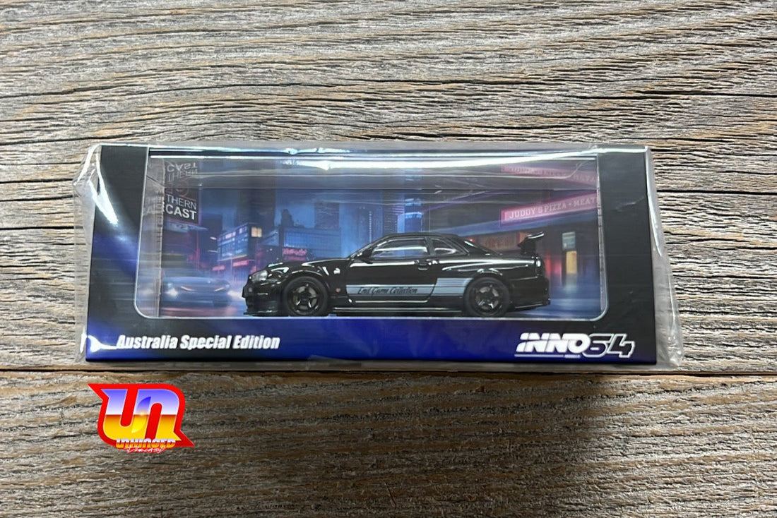 INNO64 1/64 AUSTRALIA SPECIAL EDITION NISAN SKYLINE GTR (R34) Z TUNE "ENDGAME" (CHASE)