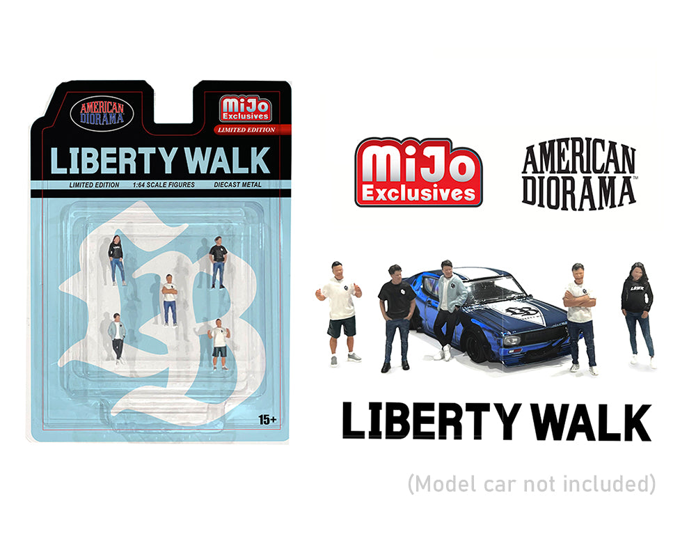 (COMING SOON) American Diorama 1:64 Figures Liberty Walk Team – Mijo Exclusives