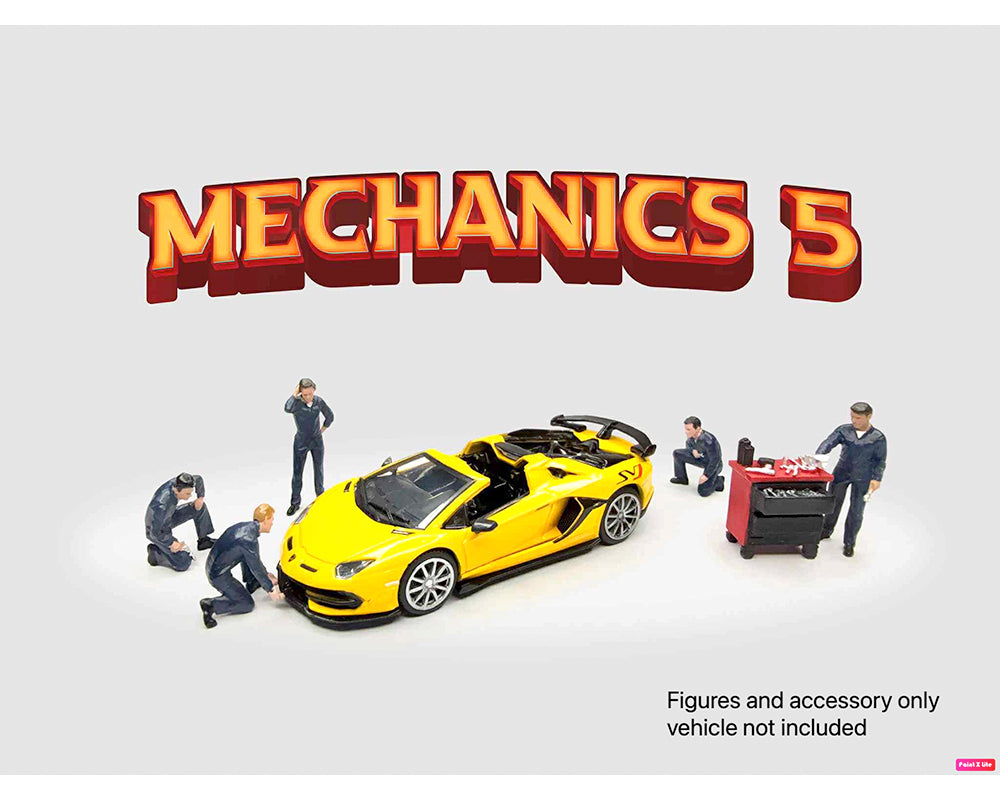 (COMING SOON) American Diorama 1:64 Figures Mechanics 5 – MiJo Exclusives
