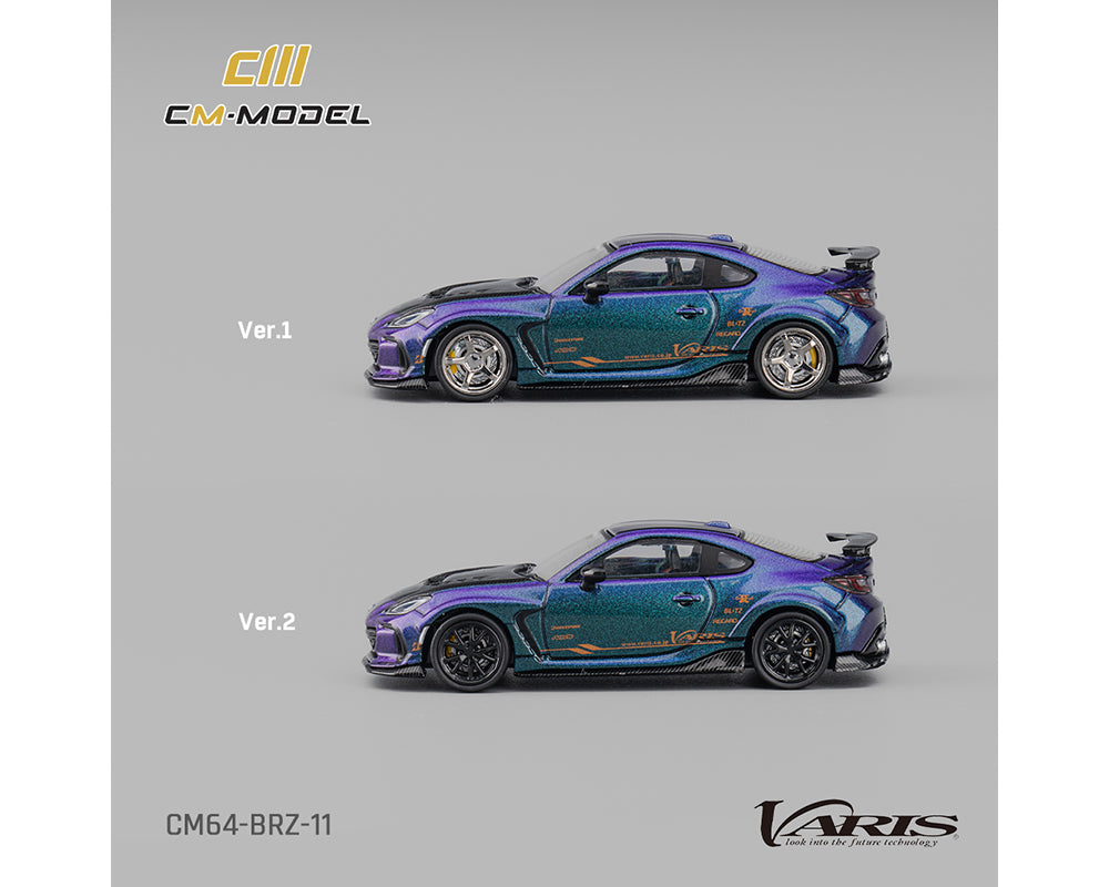 (COMING SOON) CM MODEL 1/64 SUBARU BRZ Varis – Chroma Flair – Limited Edition