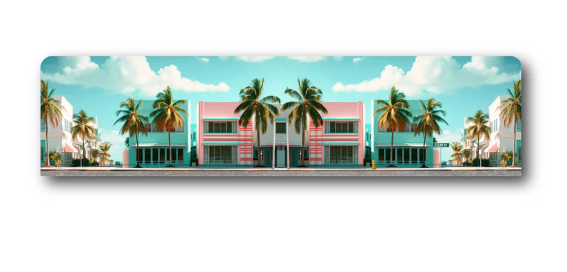 TURBO PADS 1/64 Miami SCENE Background 70 x 17,5cm