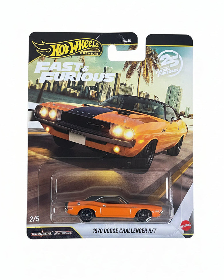 Hot Wheels 1/64 FAST & FURIOUS 1970 DODGE CHALLENGER R/T
