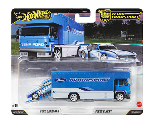 HOTWHEELS 1:64 TEAM TRANSPORT FORD CAPRI GR5