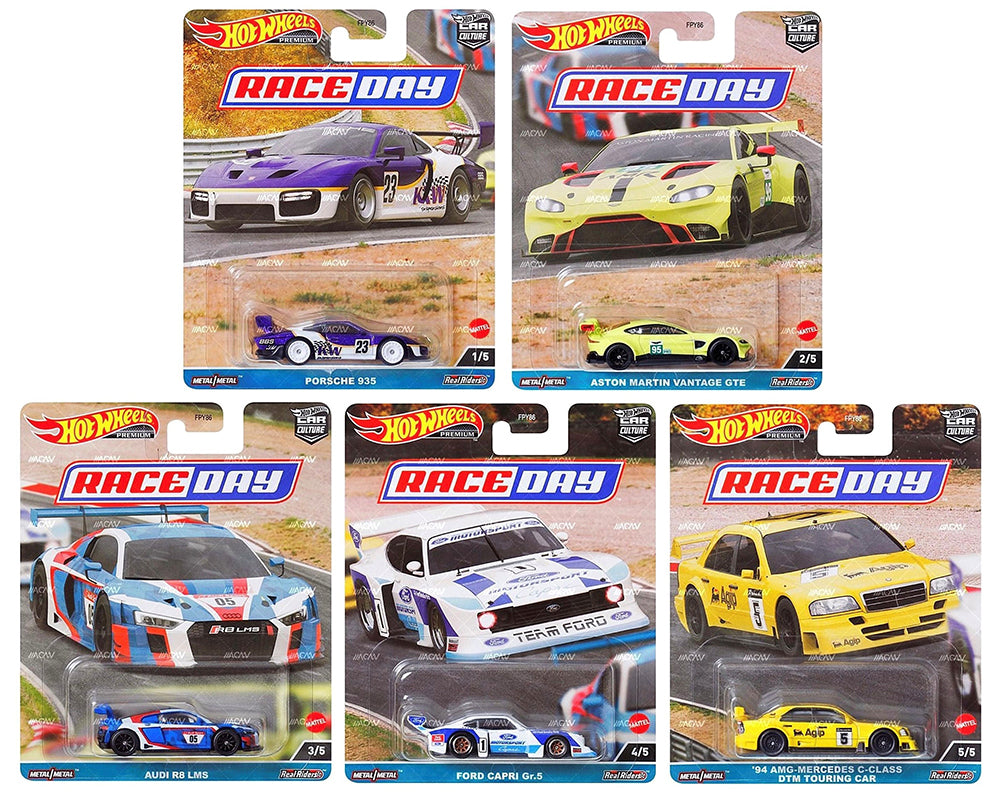 Hot Wheels 1:64 Car Culture 2023 D Case "RACE DAY" (+HOBBY PROTECT CASE)