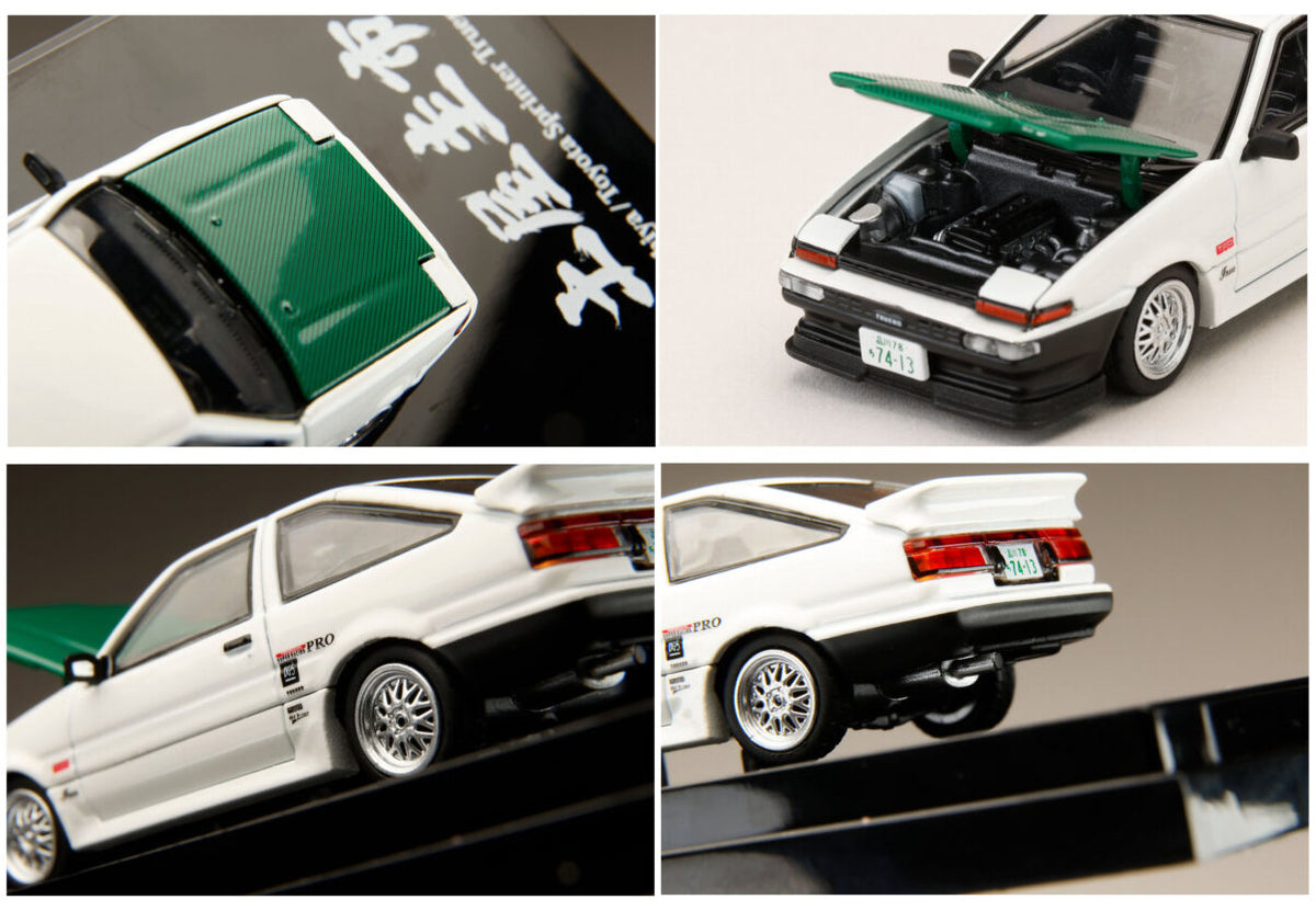 (COMING SOON) HOBBY JAPAN 1/64 Toyota Sprinter Trueno GT APEX (AE86) DK Tsuchiya Street Car 2011