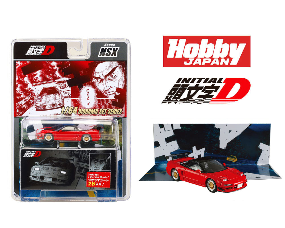 (COMING SOON) HOBBY JAPAN 1/64 Initial D Honda NSX Initial D Go Hojo VS Keisuke Takahashi – Limited Edition