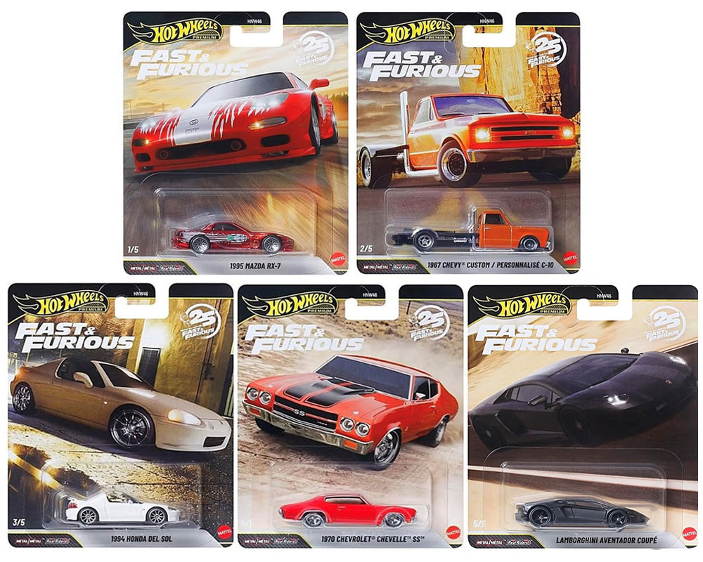 (COMING SOON) Hot Wheels 1:64 Fast & Furious 25Th Anniversary Premium 2026 P Assortment