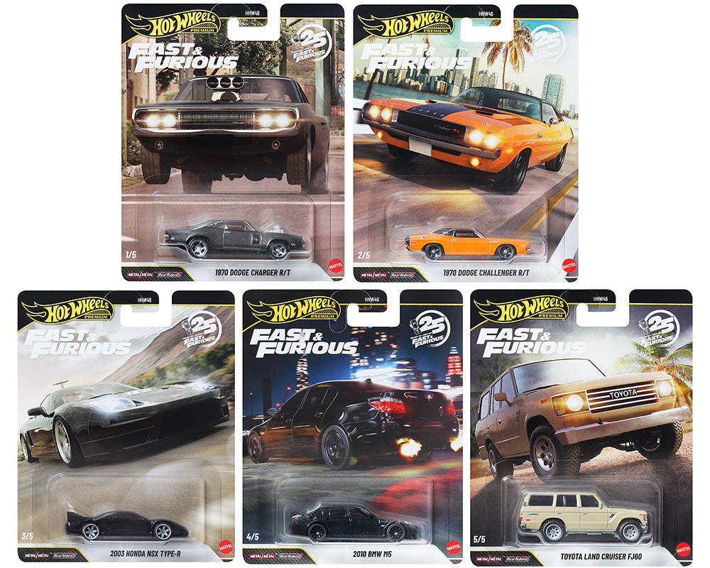 Hot Wheels 1:64 Fast & Furious 25Th Anniversary Premium 2026 (+HOBBY PROTECT CASE)