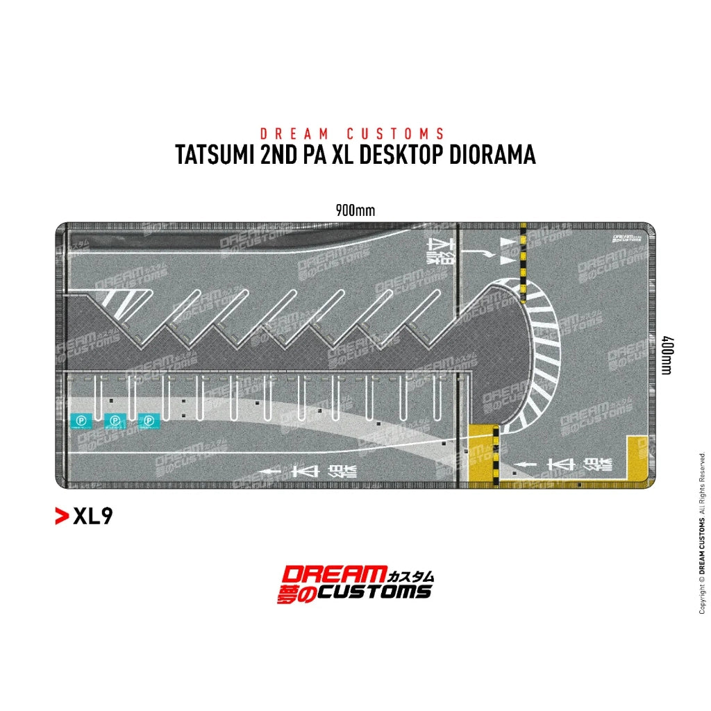 DREAM CUSTOMS 1/64 Tatsumi 2nd PA XL Desktop Diorama