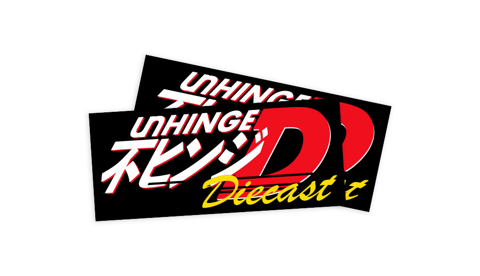 UNHINGED "INITIAL D" tribute sticker