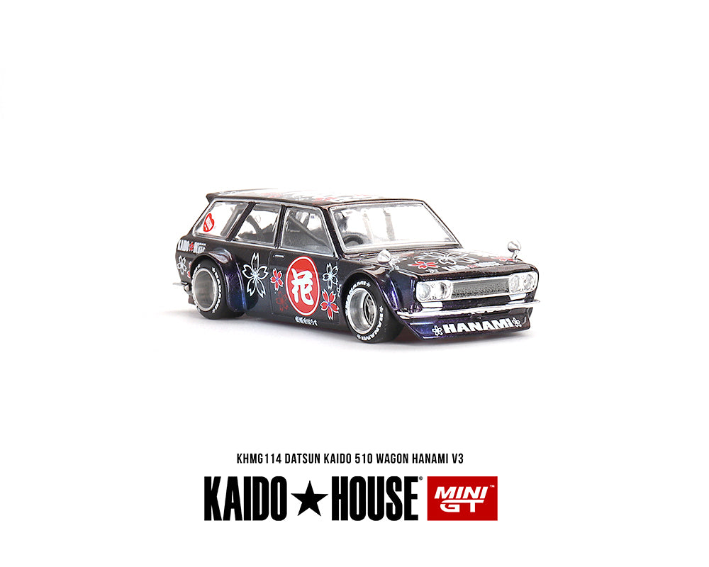 KAIDO HOUSE 1/64 Datsun KAIDO 510 Wagon HANAMI V3 - MAGIC PURPLE