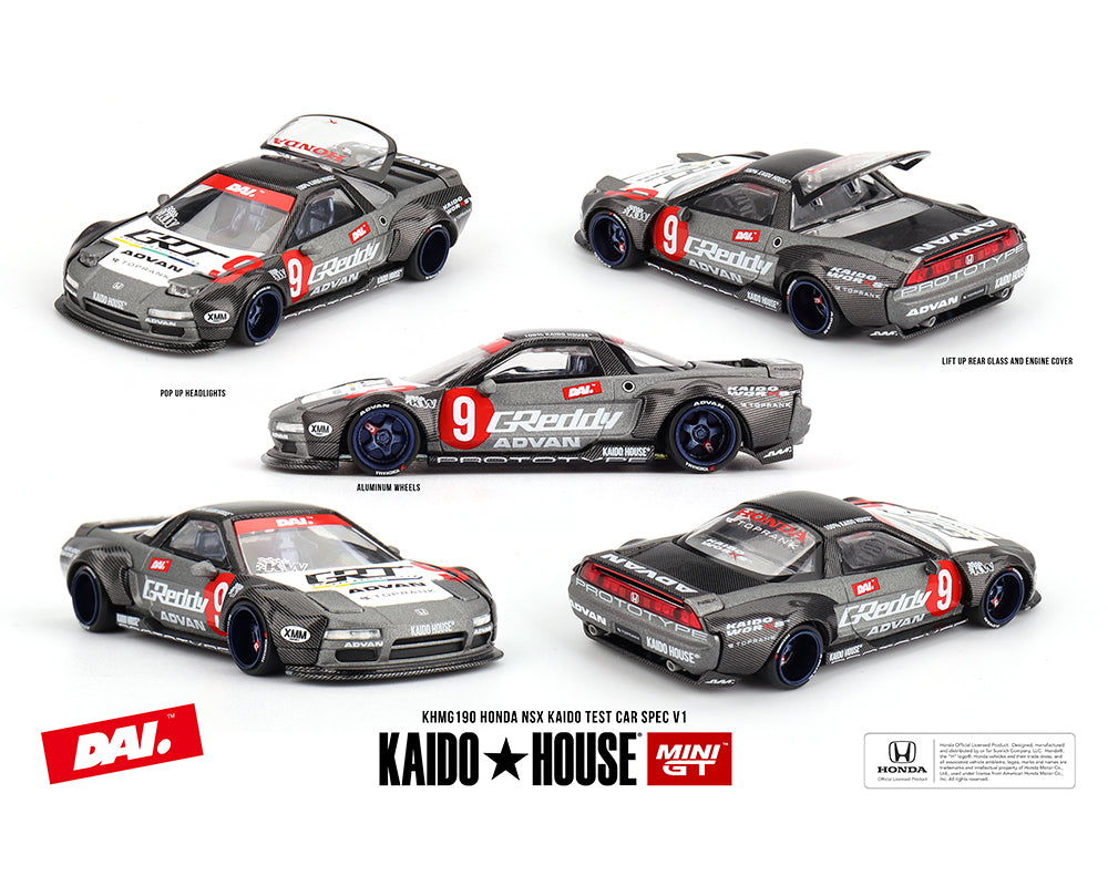 (COMING SOON) Kaido House x Mini GT 1:64 Honda NSX Kaido Test Car Spec V1