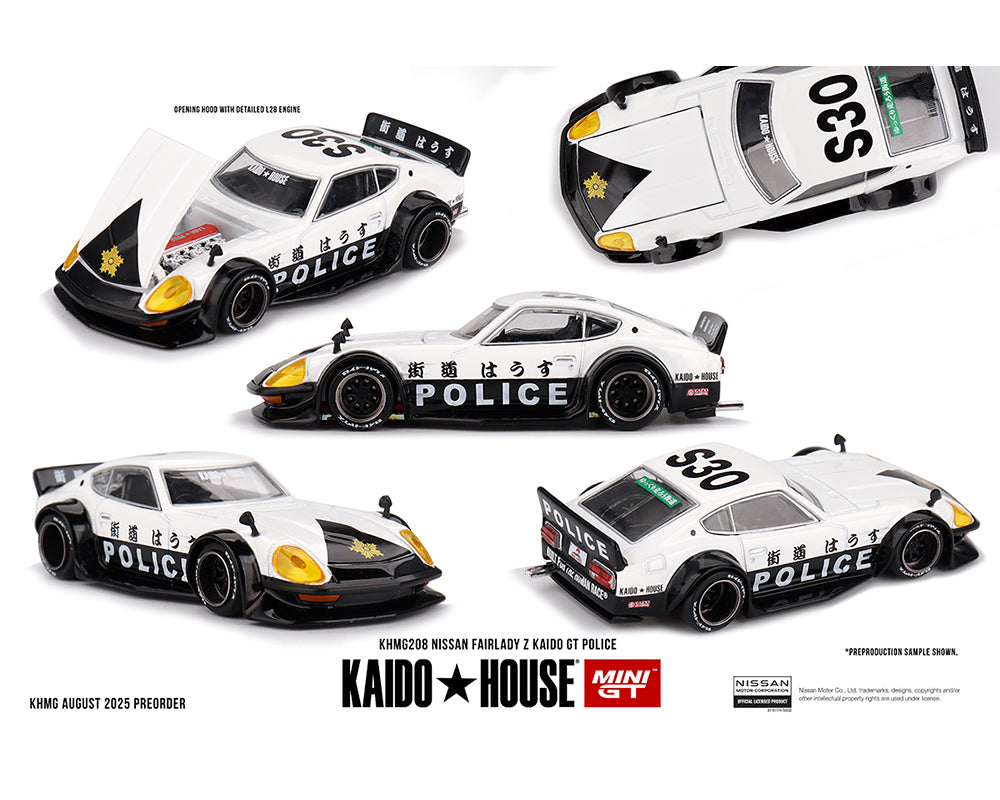 (COMING SOON) Kaido House x Mini GT 1:64 Nissan Fairlady Z Kaido GT Police
