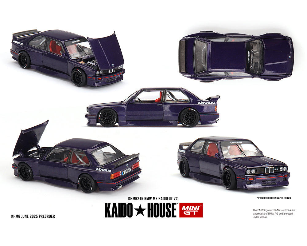(COMING SOON) Kaido House x Mini GT 1:64 BMW M3 Kaido GT V2- Purple