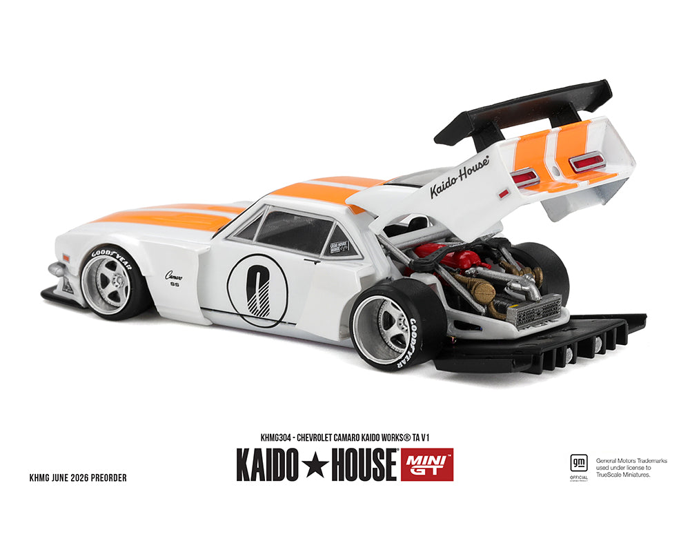 (COMING SOON) Kaido House x Mini GT 1:64 Chevrolet Camaro KAIDO WORKS TA V1 – Limited Edition