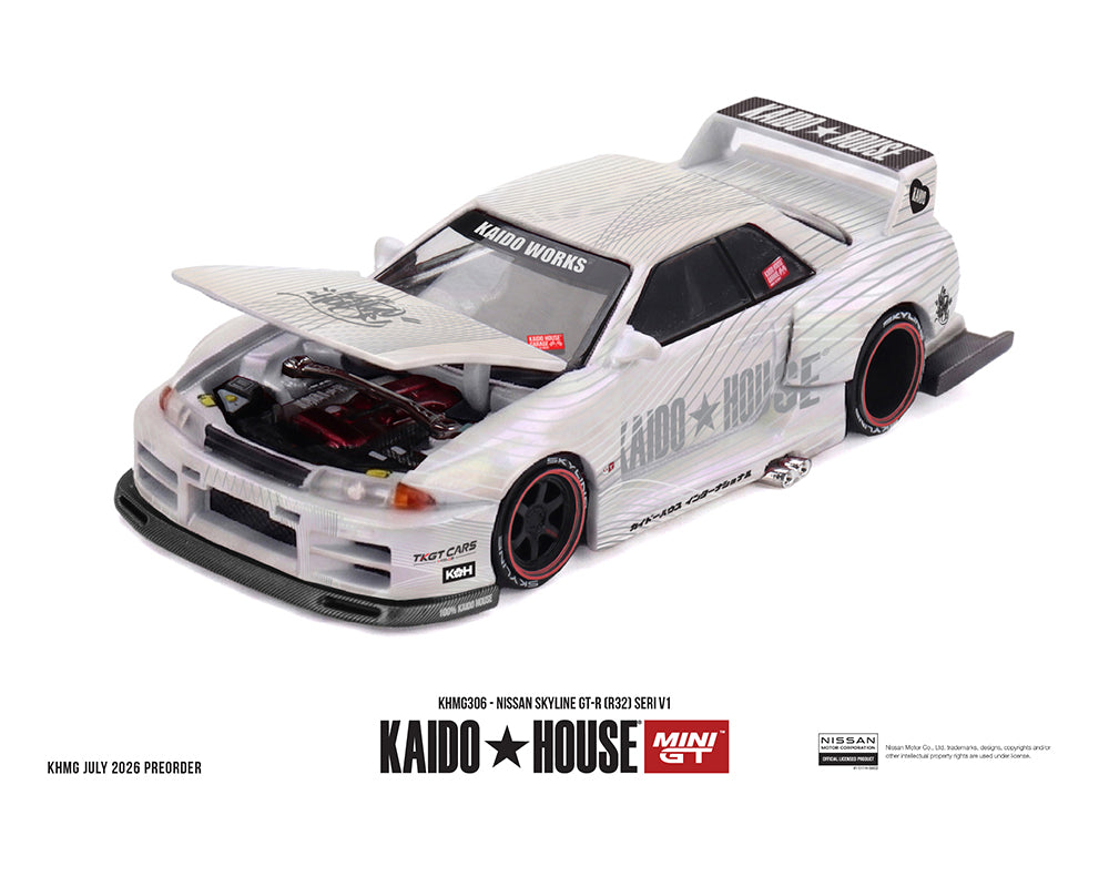 (COMING SOON) Kaido House x Mini GT 1:64 Nissan Skyline GT-R (R32) SERI V1