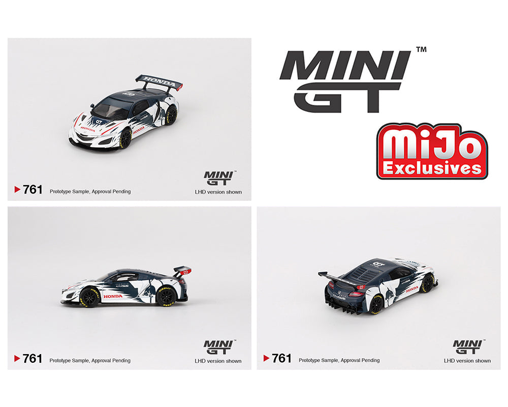 (COMING SOON) MINI GT 1/64 Honda NSX GT3 EVO AlphaTauri Yuki Tsunoda 2023 Red Bull Formula Nurburgring – MiJo Exclusives