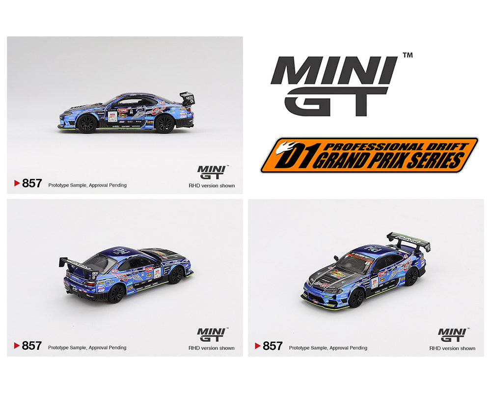MINI GT 1/64 Japan Exclusive Nissan Silvia (S15) D-MAX Racing