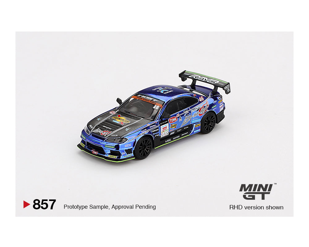 MINI GT 1/64 Japan Exclusive Nissan Silvia (S15) D-MAX Racing