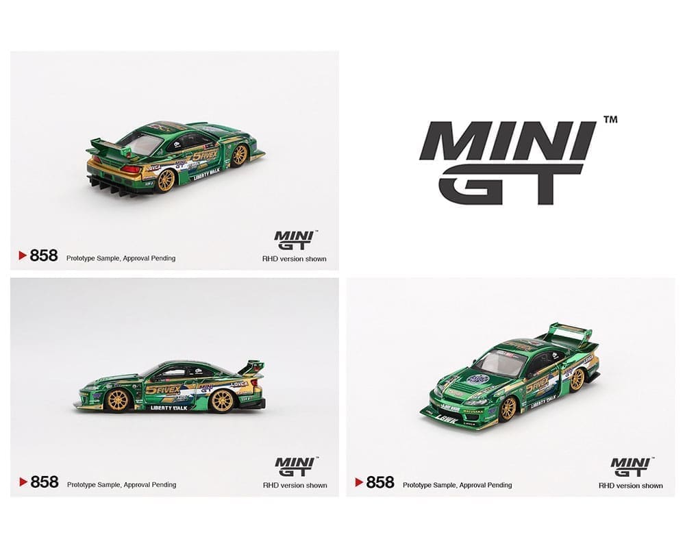 Mini GT 1/64 Nissan LB-Super Silhouette S15 SILVIA LBWK 2024 Fausto Racing