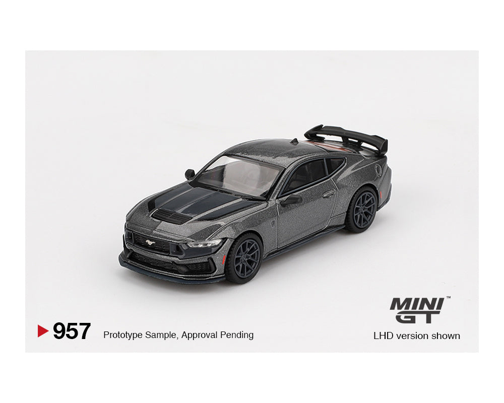 (COMING SOON) MINI GT 1/64 Ford Mustang Dark Horse 2024 – Carbonized Gray