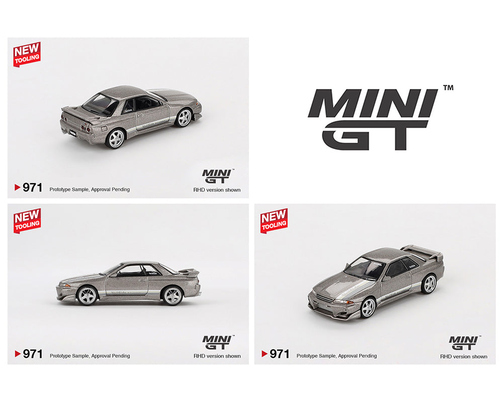 MINI GT 1/64 Nissan Skyline GT-R (R32) Veilside Combat C-I – Veilside Combat Grey
