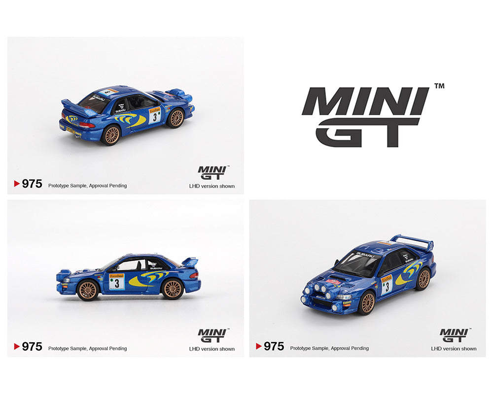 MINI GT 1/64 Subaru Impreza WRC98 1998 Rally Monte-Carlo 3rd Place