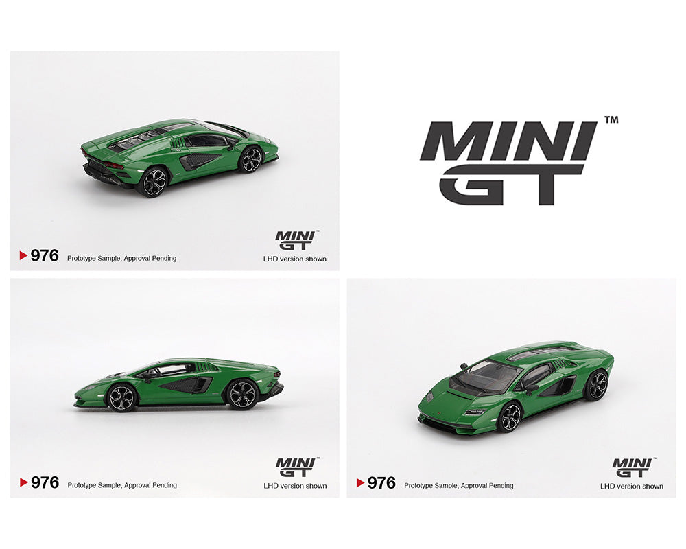 MINI GT 1/64 Lamborghini Countach LPI 800-4 Verde Medio