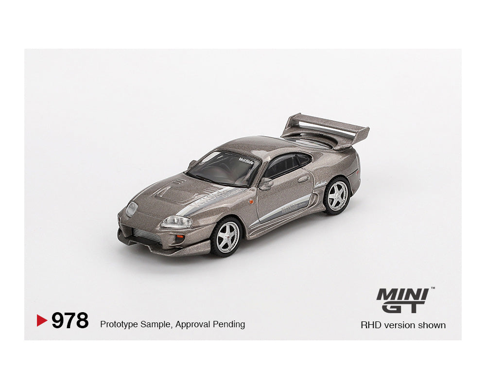 MINI GT 1/64 Toyota Supra VeilSide Combat V-II – Combat Grey