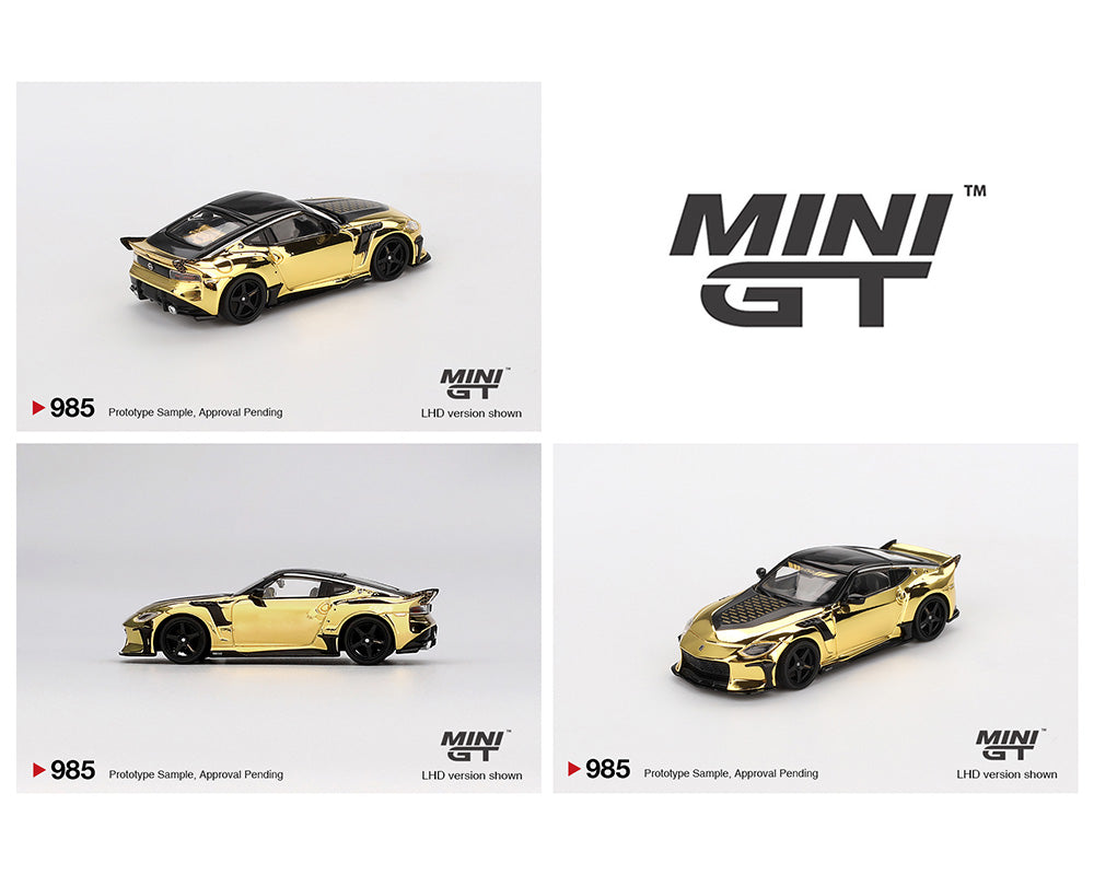 MINI GT 1/64 Nissan Z VeilSide FFZ400 – Gold Chrome