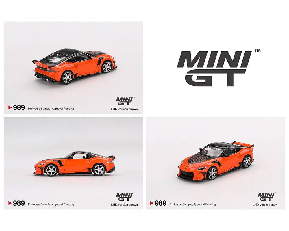 (COMING SOON) MINI GT 1/64 Nissan Z VeilSide FFZ400 – Orange