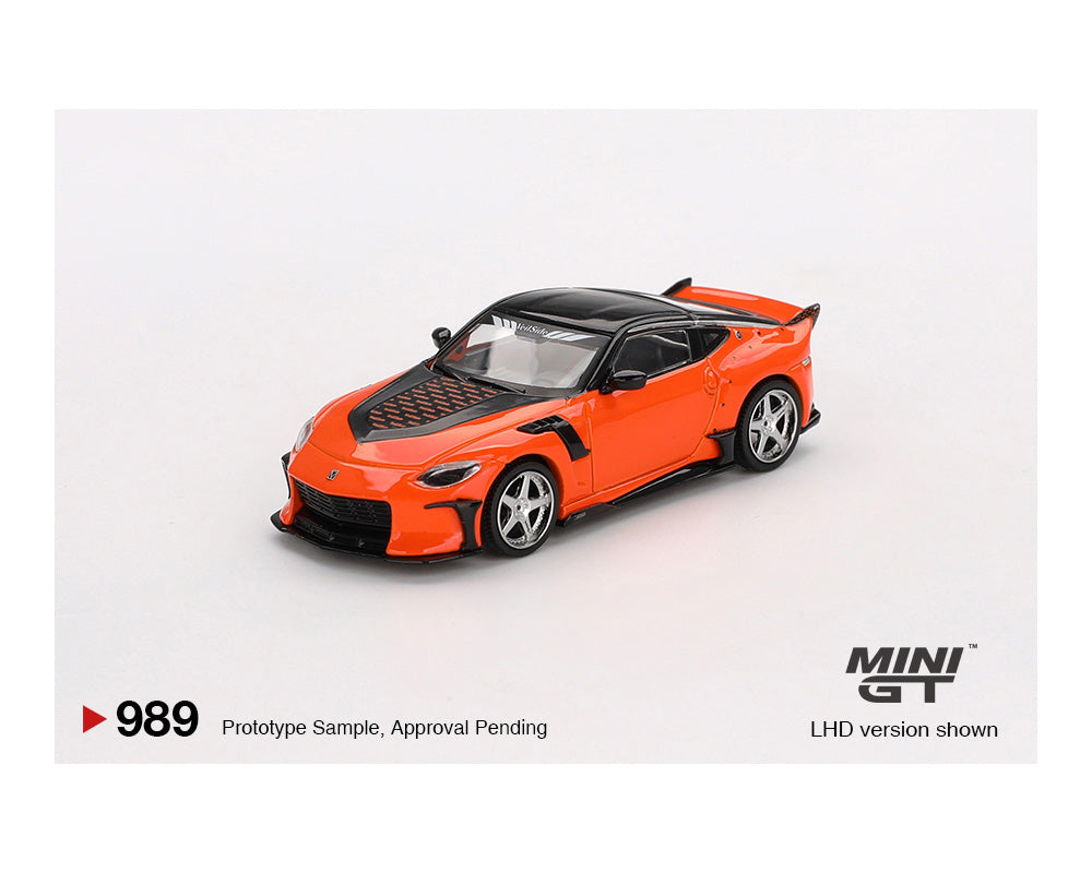 (COMING SOON) MINI GT 1/64 Nissan Z VeilSide FFZ400 – Orange