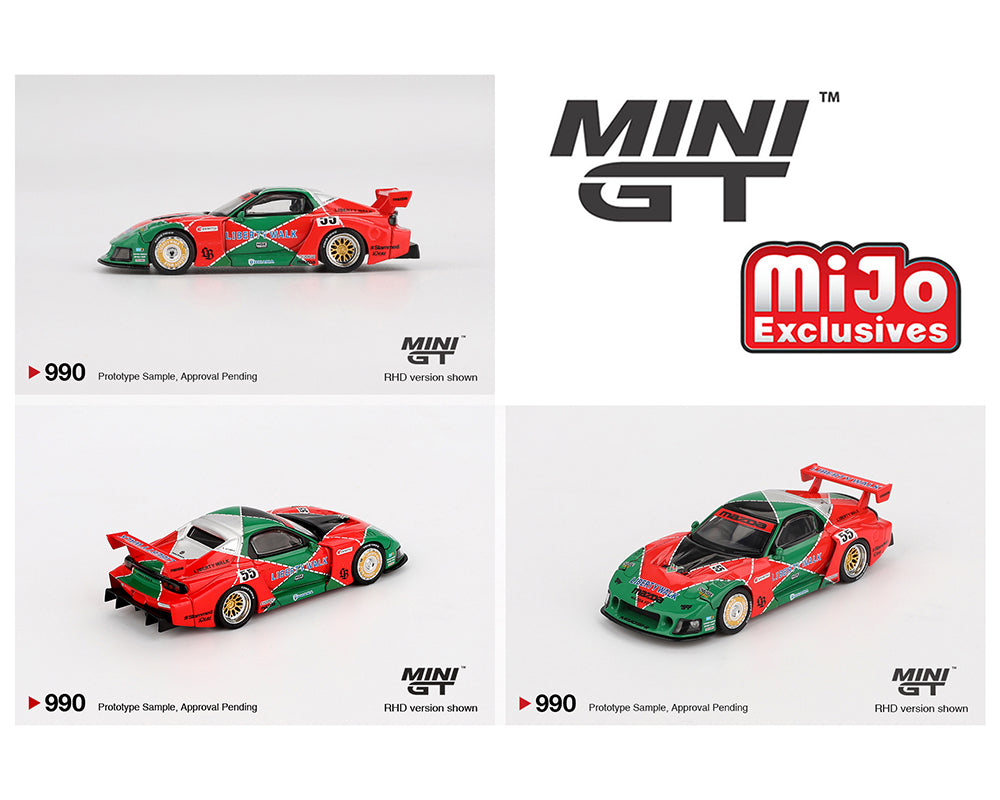 MINI GT 1/64 Mazda RX-7 LB-Super Silhouette 787B – Mijo Exclusives