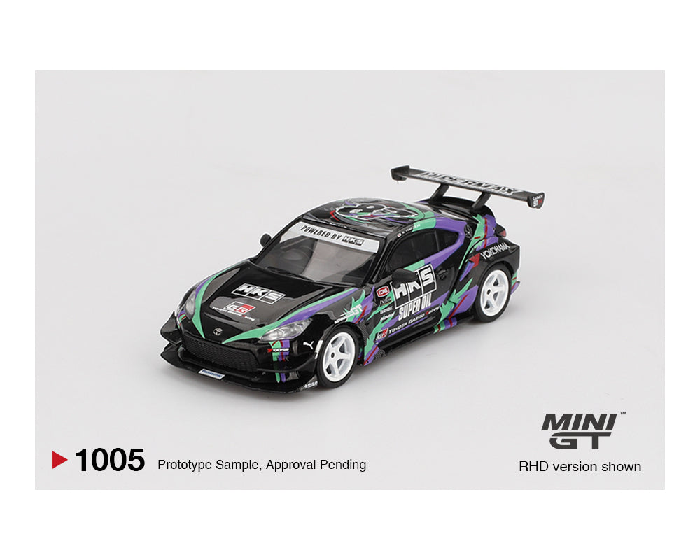 MINI GT 1/64 Toyota GR86 HKS TYPE R 2022 Tokyo Auto Salon – Black