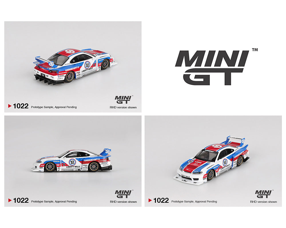 (COMING SOON) MINI GT 1/64 Nissan LB-Super Silhouette S15 SILVIA GARASIDRIFT x LBWK 2025