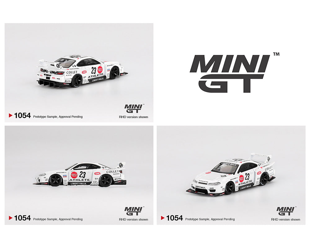 (COMING SOON) MINI GT 1/64 Nissan LB-Super Silhouette S15 SILVIA ATHLETE – White
