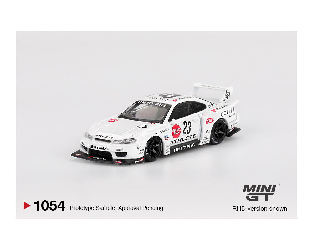(COMING SOON) MINI GT 1/64 Nissan LB-Super Silhouette S15 SILVIA ATHLETE – White