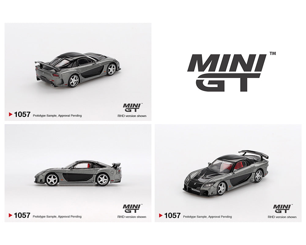 (COMING SOON) MINI GT 1/64 Mazda RX-7 VeilSide – Fortune Grey