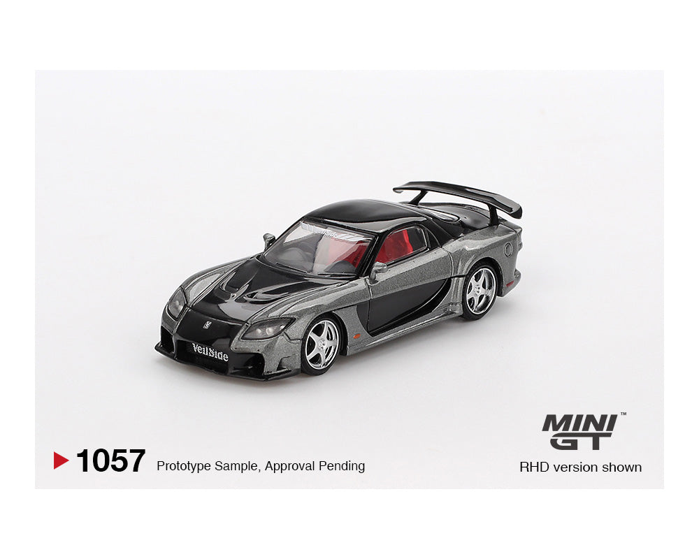 (COMING SOON) MINI GT 1/64 Mazda RX-7 VeilSide – Fortune Grey