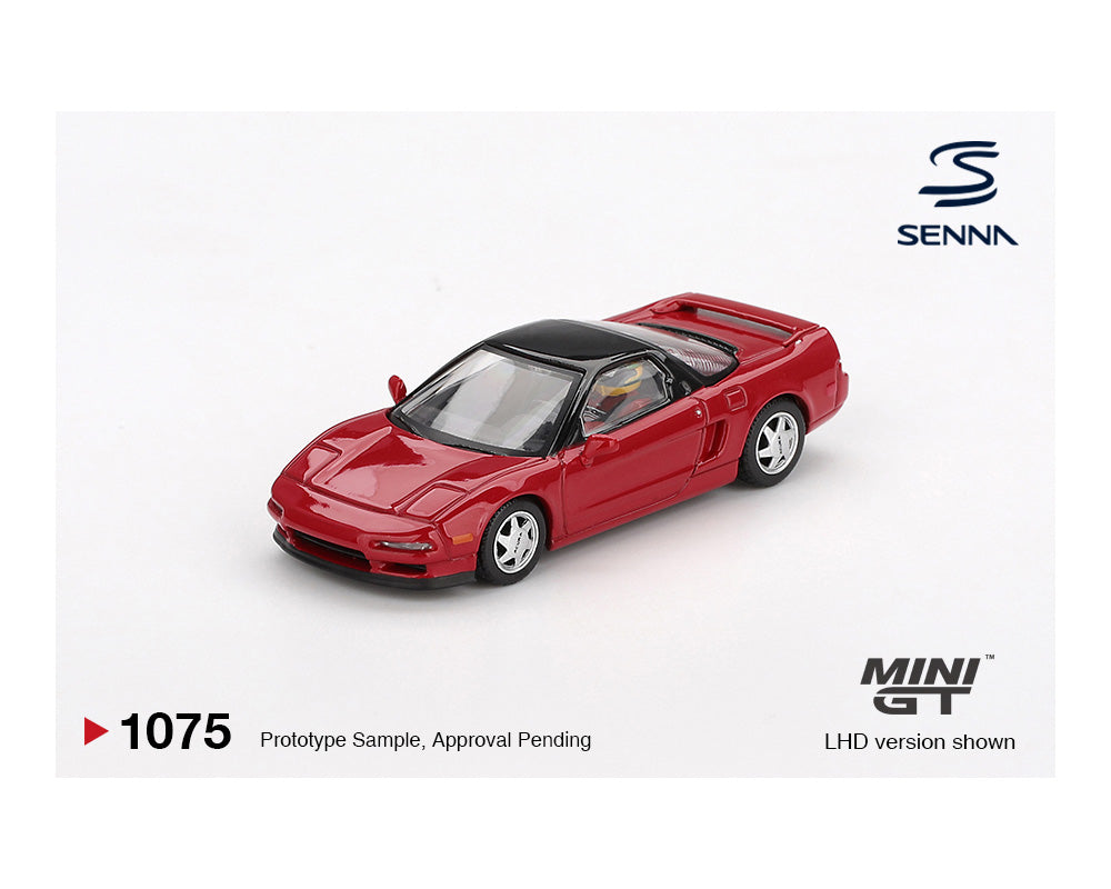 Mini GT 1:64 Honda NS-X Prototype Midship Sports 1989 Ayrton Senna w/ Figure- Mijo Exclusives