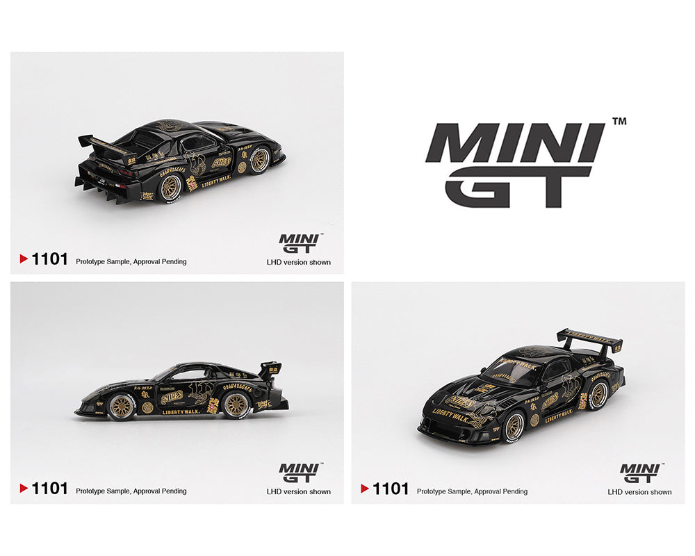 (COMING SOON) MINI GT 1/64 MAZDA RX-7 LB-Super Silhouette FD-NILES – Black